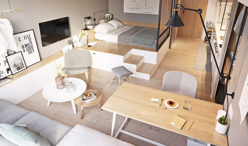 Một không gian nội thất căn hộ studio được thiết kế đúng cách sẽ tăng cường không gian sống cho cư dân. Xem ngay hình ảnh liên quan để có thêm những ý tưởng cho việc thiết kế nội thất căn hộ studio của bạn.